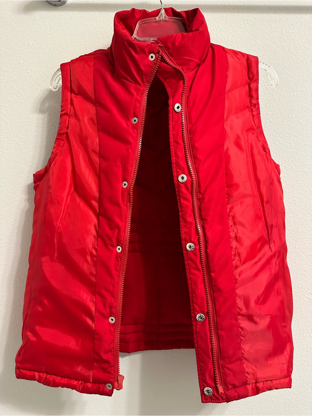 Athletic Works Red Quilted Women's Puffer Vest Ladies M 8/10 - Picture 10 of 10